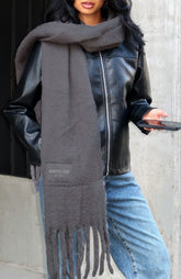 Luna Scarf Charcoal