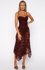 Darling Girl Midi Dress Port