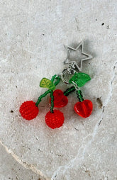 Harrison Key Ring Red Cherry