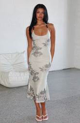 Tropic Like It's Hot Midi Dress Vintage Muse