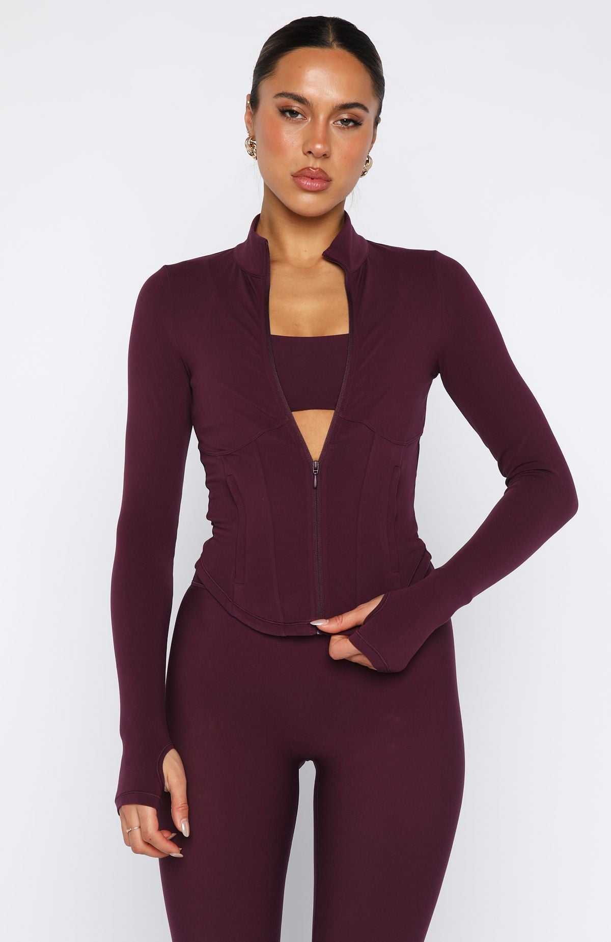 Kickoff Jacket Plum