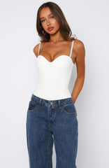 Stuck To You Bodysuit Off White