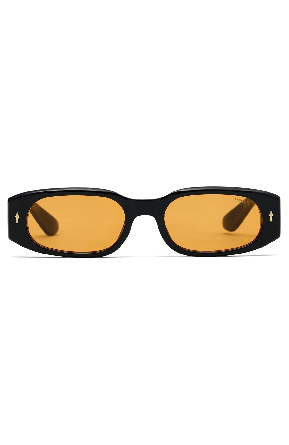 Nish Sunglasses Black/Orange