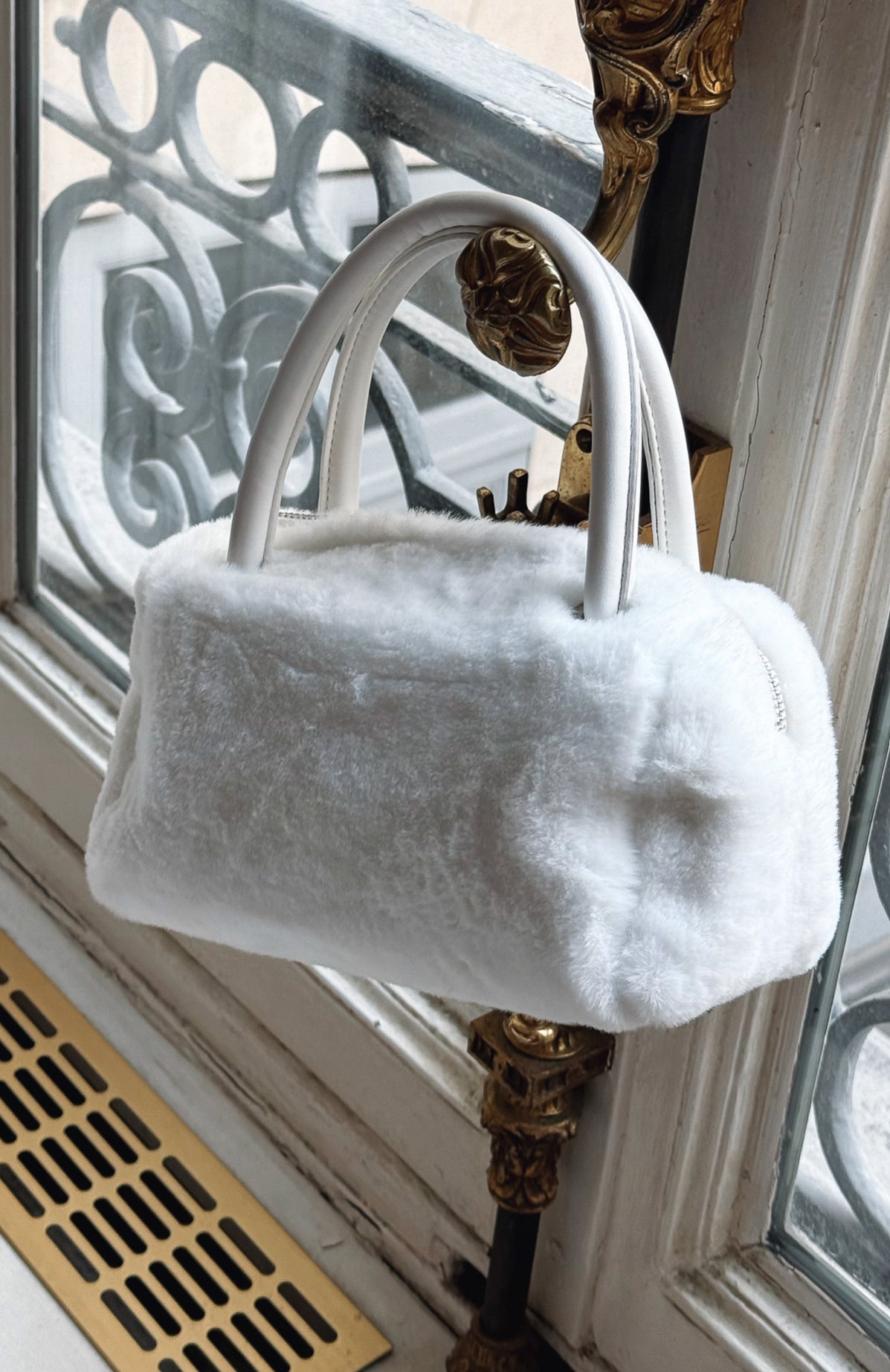 Reese Top Handle Bag White