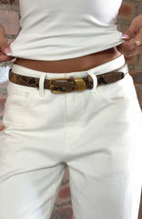 Rex Belt Snake/Vintage Gold